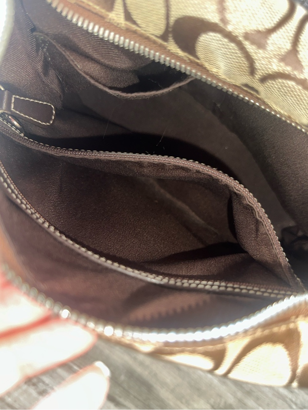 Signature Canvas Crossbody with Leather Trim - Picture 5 of 8